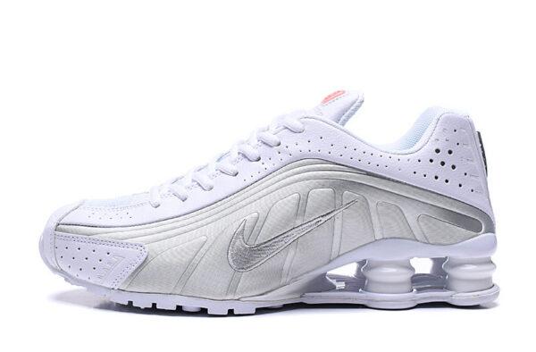 Shox R4 "Branco/Prata"