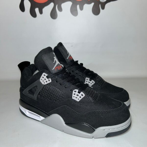 Jordan 4 "Black Canvas" - Imagem 2