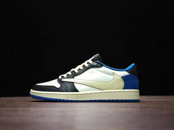 Jordan 1 Low x Travis Scott x Fragment "Military Blue"